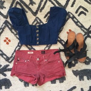 AG striped shirt shorts .